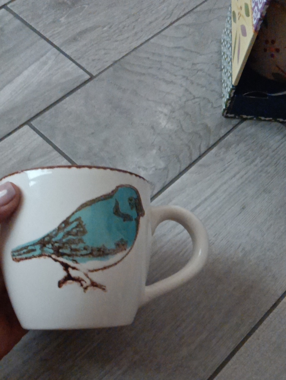 Blue Bird Ceramic Coffee Mug by